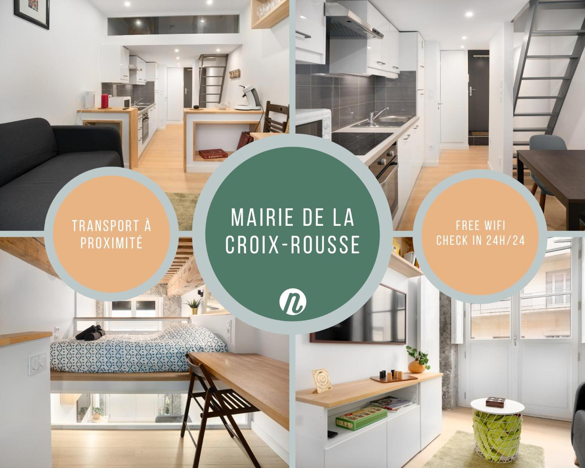 Апартаменты Croix Rousse-Duplex De Charme Лион Экстерьер фото